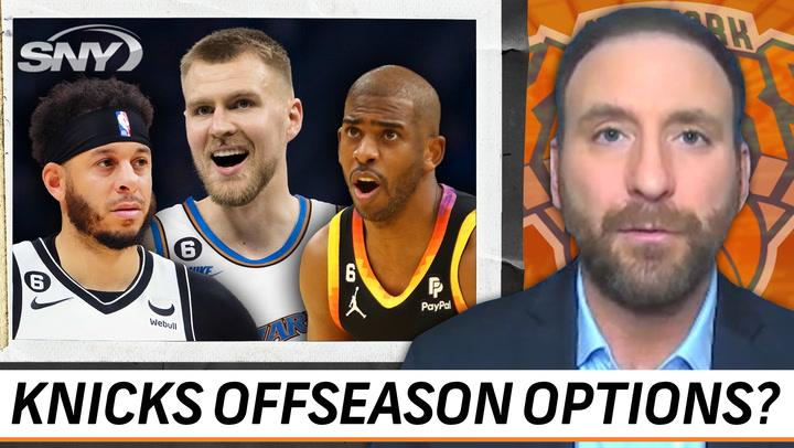 Ian Begley discusses early Knicks offseason rumors including Kristaps Porzingis and Chris Paul | SportsNite