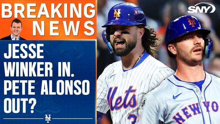 Mets re-sign Jesse Winker, preparing to 'pivot' from Pete Alonso