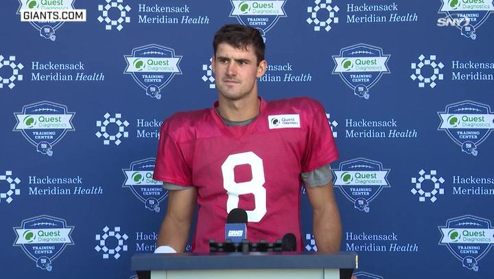 Daniel Jones on Giants injuries, taking risks, facing hometown team | Giants News Conference