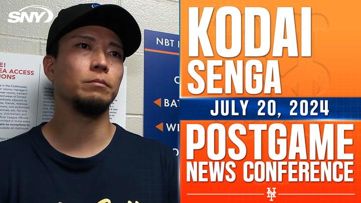 Kodai Senga postgame interview.
