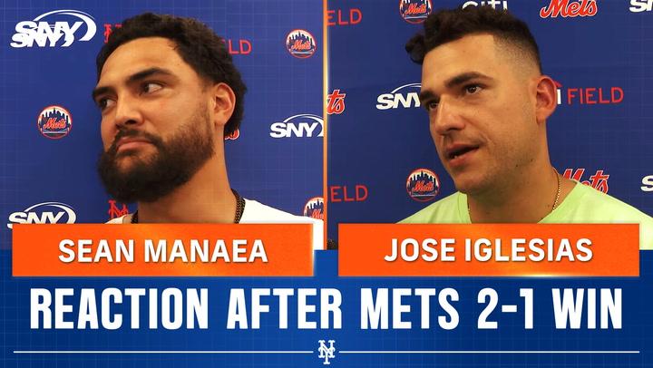 Sean Manaea, Jose Iglesias react to Mets extra-innings win over the Nationals