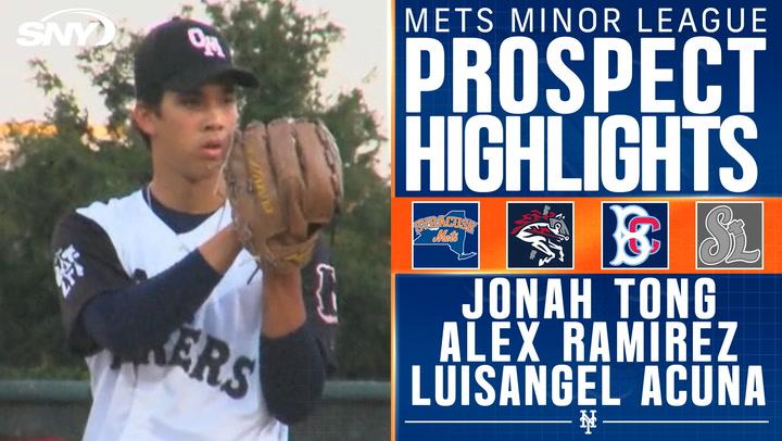 Mets prospects Jonah Tong, Alex Ramirez and Luisangel Acuna shine in Friday night action