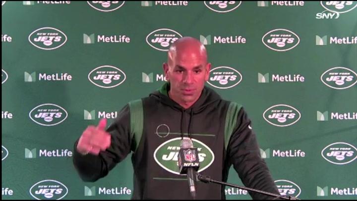 Jets vs Buccaneers:  Robert Saleh on play call confusion late in loss | Jets Post Game