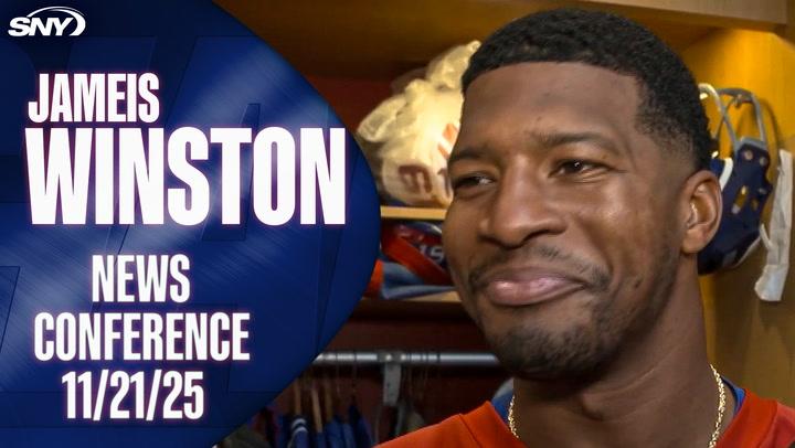 Jameis Winston news conference SNY 11/21/25