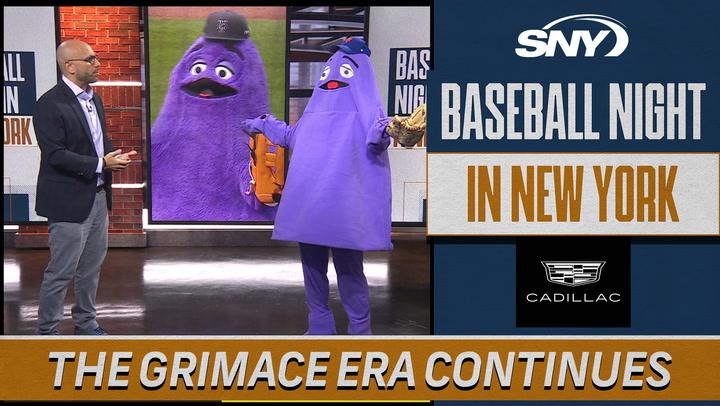 Grimace joins the set as Sal Licata credits him for Mets' hot June | Baseball Night in NY