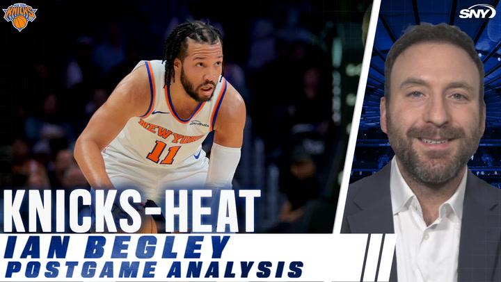 Knicks' win over Heat discussed by Ian Begley on SportsNite; is it their best of the season?