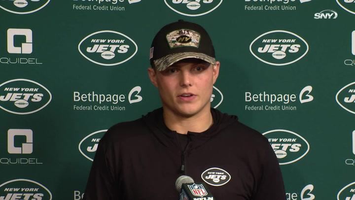 Jets vs Texans: Zach Wilson on his knee, uneven play in 21-14 win | Jets Post Game