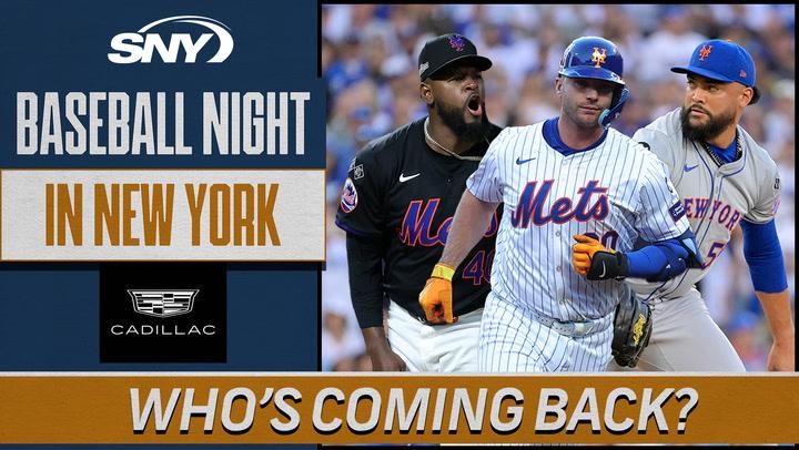 Baseball Night in NY discusses the likelihood of Alonso, Manaea, or Severino re-signing with the Mets.