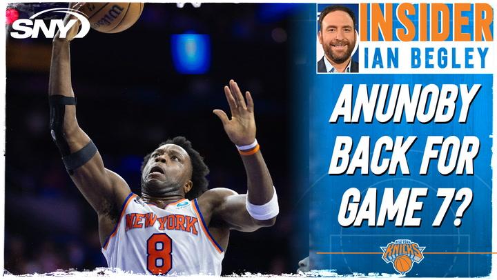 Ian Begley updates injury status of Knicks' OG Anunoby and Josh Hart