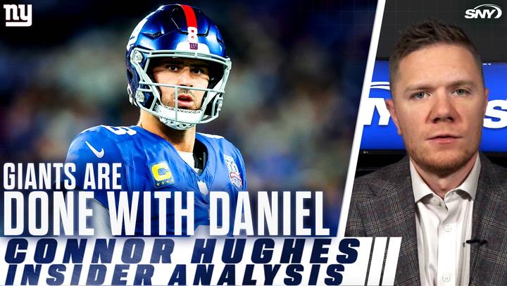 Giants bench Daniel Jones; Connor Hughes analyzes the end of his journey as the franchise QB.