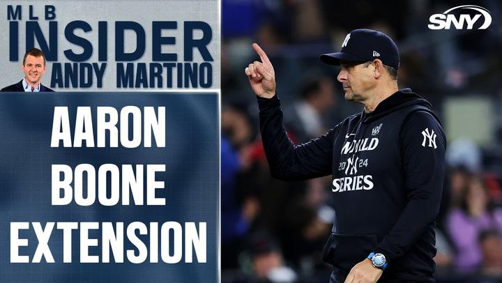 MLB Insider Andy Martino discusses Aaron Boone's two-year Yankees extension.