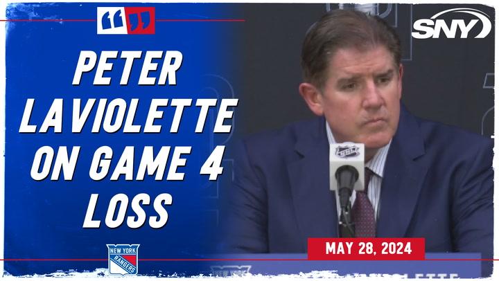 Peter Laviolette on lack of production from Chris Kreider and Mika Zibanejad vs Panthers, Game 4 loss