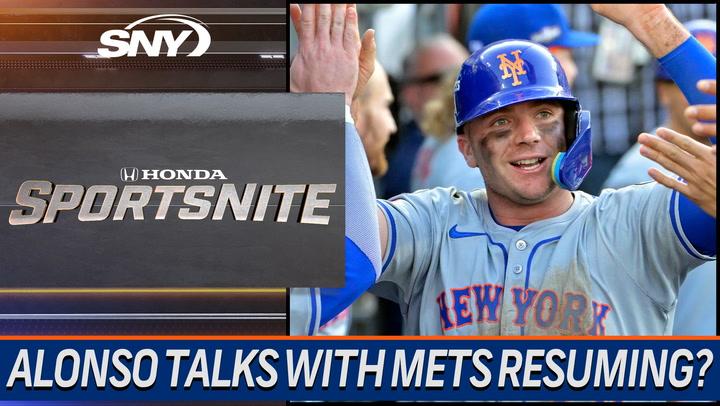 Pete Alonso back at the bargaining table with Mets? | SportsNite