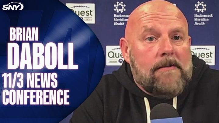 Brian Daboll at Giants 11/3 news conference
