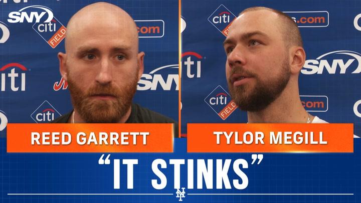 Mets pitchers Tylor Megill and Reed Garrett discuss how Saturday's game against the Astros got away