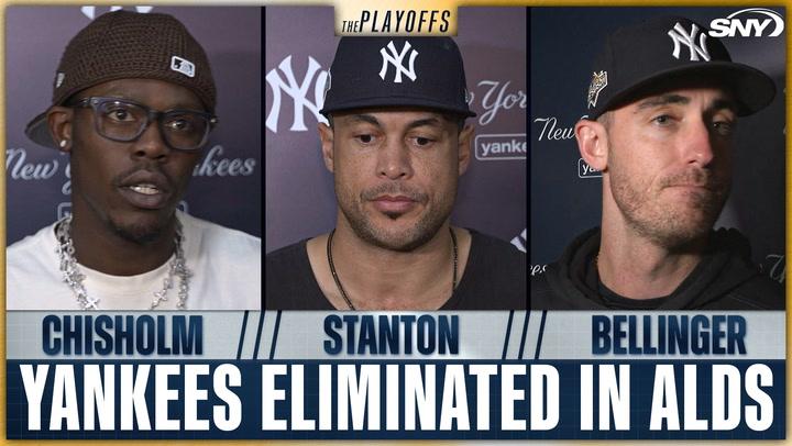 Jazz Chisholm Jr, Cody Bellinger, and Giancarlo Stanton on Yankees ALDS elimination