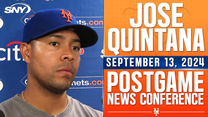 Mets starter Jose Quintana on seven scoreless innings in win: 'Happy with how my stuff has been working'