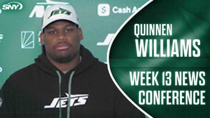 Quinnen Williams discusses focusing on defense and execution after Joe Douglas's firing.