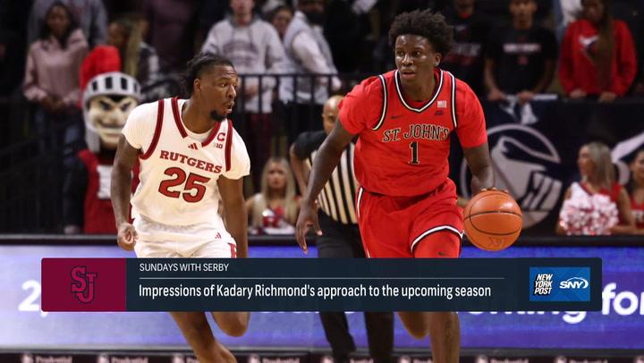 Kadary Richmond of St. John's in action during a game, preparing for a Q&A on his journey.