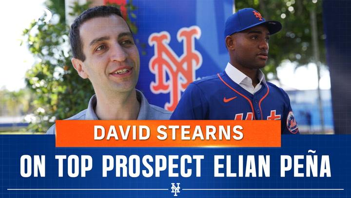 David Stearns on Mets signing top international prospect Elian Peña