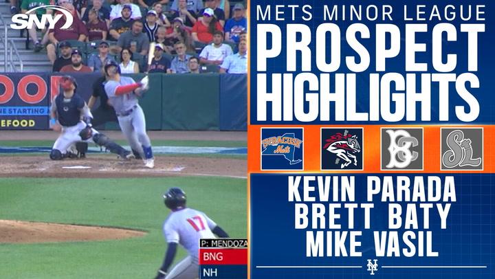 "Mets prospects in action"