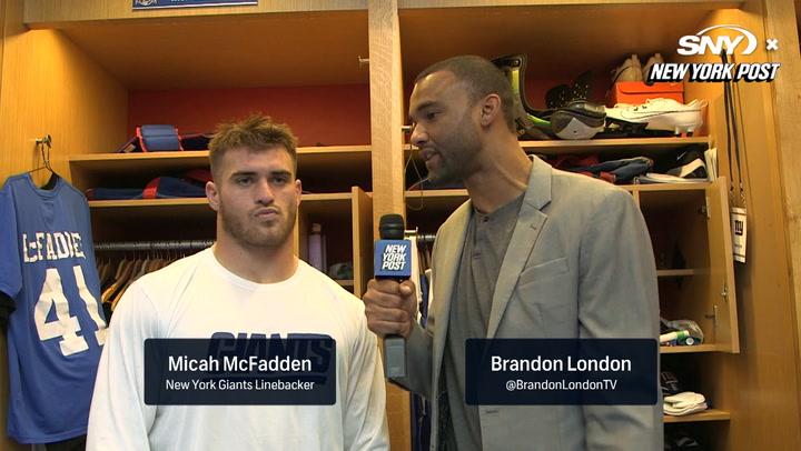 Micah McFadden discusses Giants defense improvements with Brandon London for Week 5 preview.