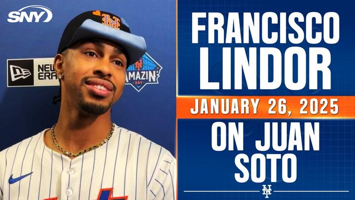 Francisco Lindor on getting to play with Juan Soto on Mets