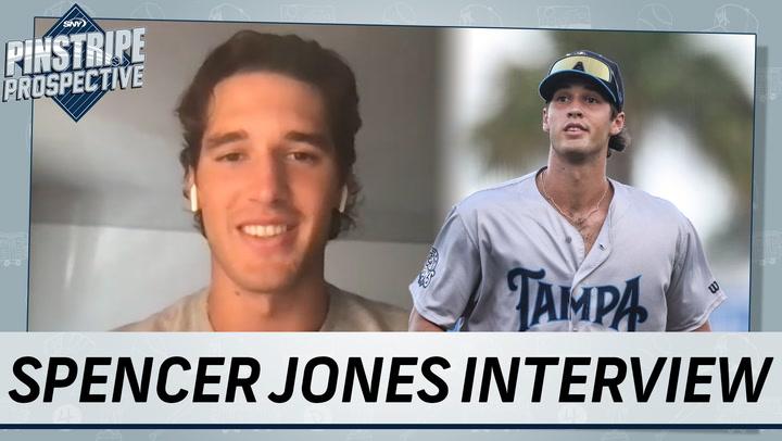Spencer Jones talks being drafted by the Yankees in the first round, Aaron Judge comparisons | Pinstripe Prospective