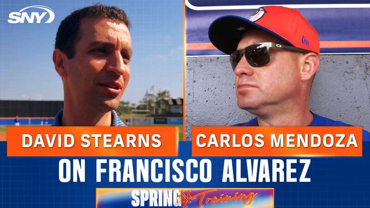 David Stearns and Carlos Mendoza react to Francisco Alvarez's injury: 'It's a big blow'