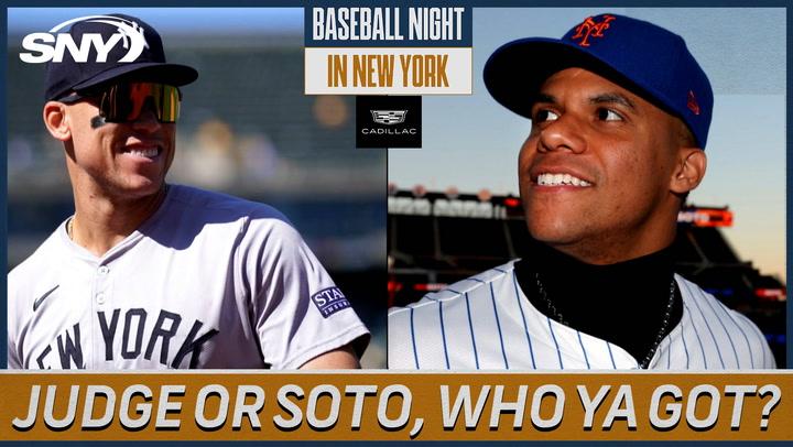 Would you rather have Aaron Judge or Juan Soto in 2025? | Baseball Night in NY