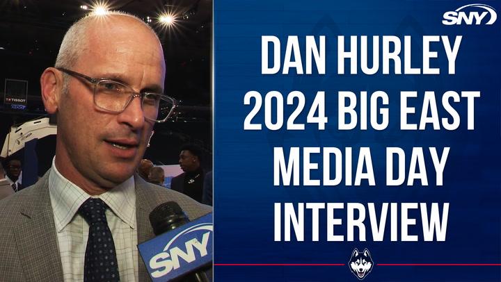 Dan Hurley discusses UConn's hunt for a third title at 2024 Big East Media Day with SNY.