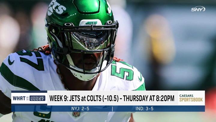 Breaking down Jets chances of beating Colts in Week 9 | What Are The Odds?
