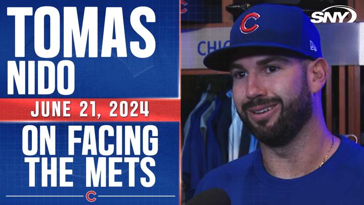 Tomas Nido on facing the Mets for the first time, not surprised by decision