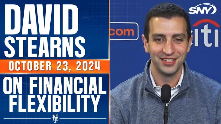 Mets president of baseball ops David Stearns talks financial flexibility and free agent spending