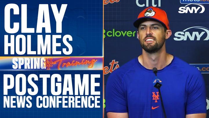 Clay Holmes 'excited to start with new team' after tossing three scoreless in Mets debut