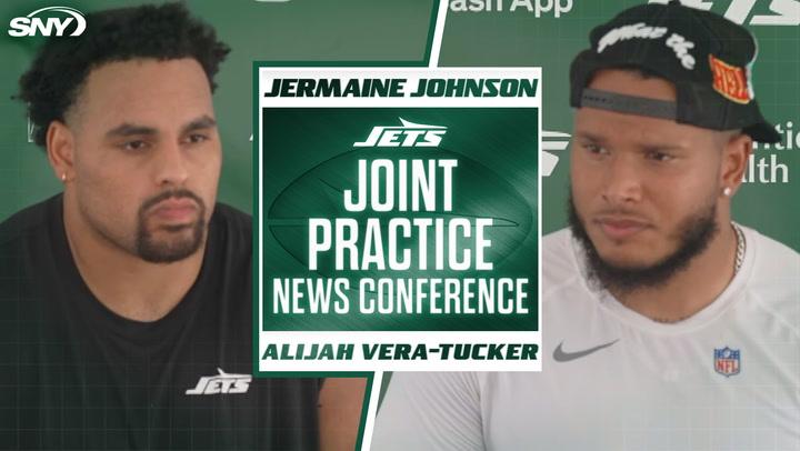 Jermaine Johnson on returning from Achilles injury, Alijah Vera-Tucker on Jets RB room