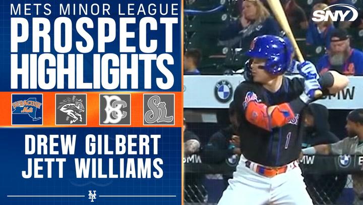 Mets prospects Drew Gilbert and Jett Williams have a big night in Syracuse win