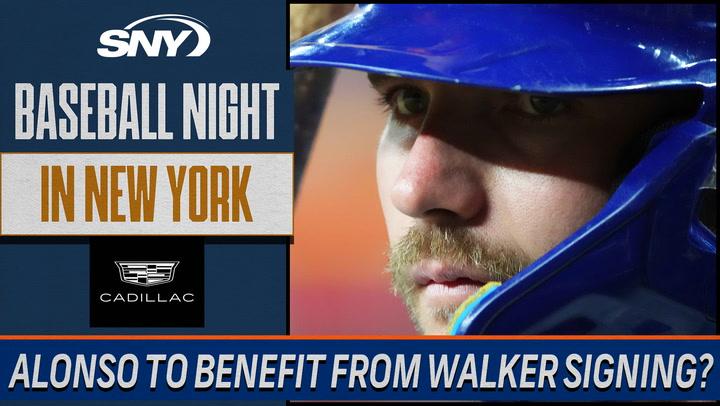 How does Pete Alonso's free agency change after Christian Walker signed with the Astros? | Baseball Night in NY