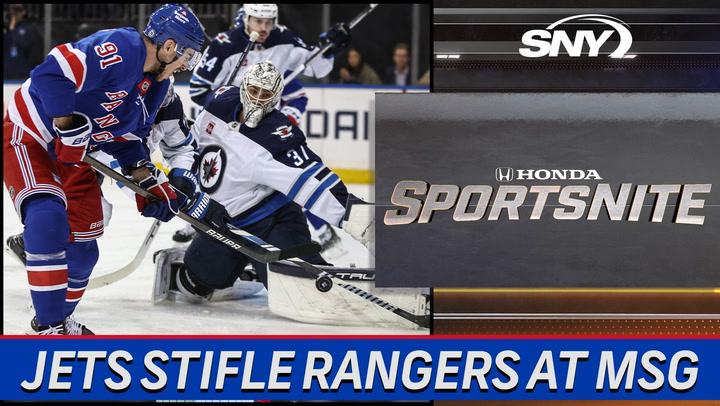 Julie Stewart-Binks reacts to Rangers' loss to Winnipeg on Tuesday night | SportsNite