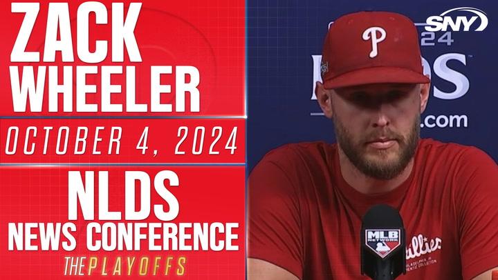 Zack Wheeler discusses facing the Mets in Game 1 of the NLDS as the Phillies' starter.