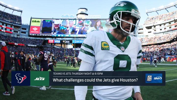 Preview of Jets-Texans on Thursday Night Football. Challenges for Houston against the Jets.