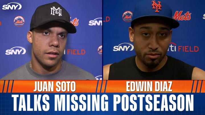 Juan Soto and Edwin Diaz discuss missing postseason