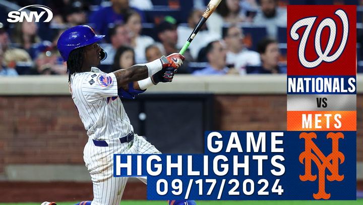 Mets vs Nationals (9/17/2024) | NY Mets Highlights