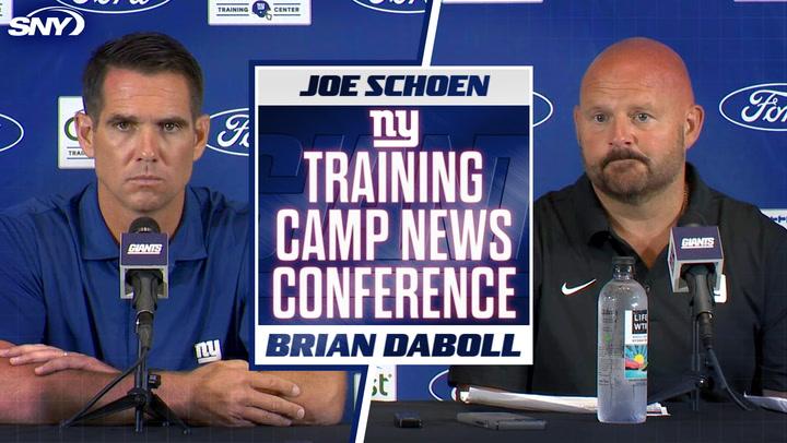 "Training camp news conference"