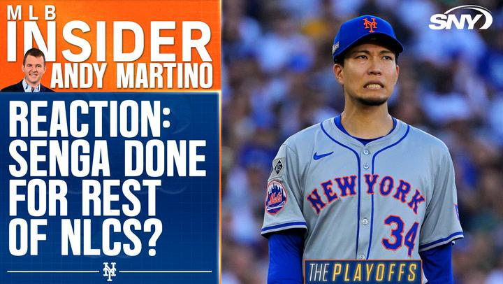 MLB Insider questions whether Kodai Senga will pitch again for the Mets in the NLCS after Game 1 meltdown