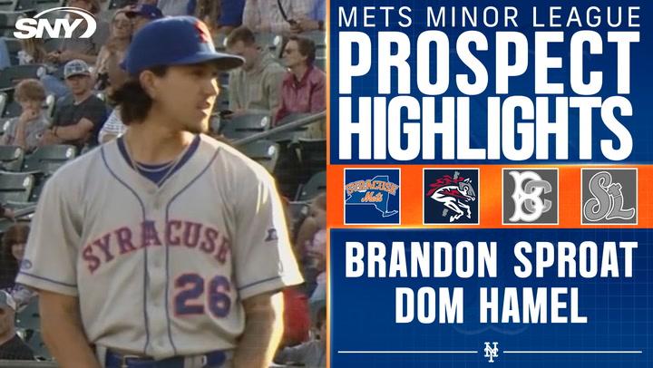 Mets prospects Brandon Sproat and Dom Hamel impress on the mound in Thursday's action