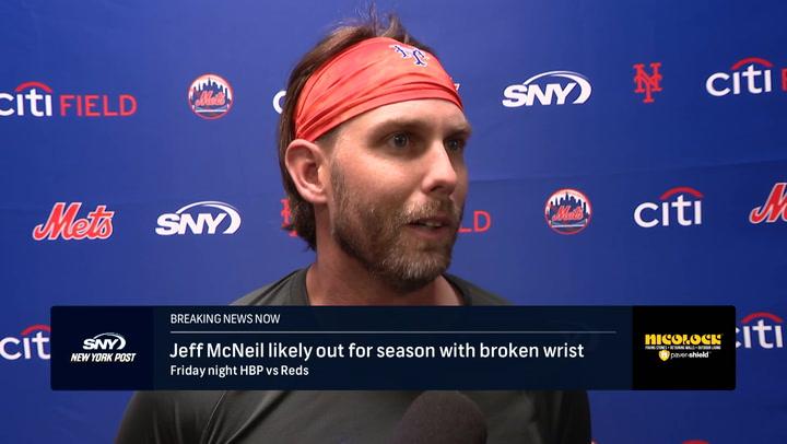 Jeff McNeil likely out for season with broken wrist