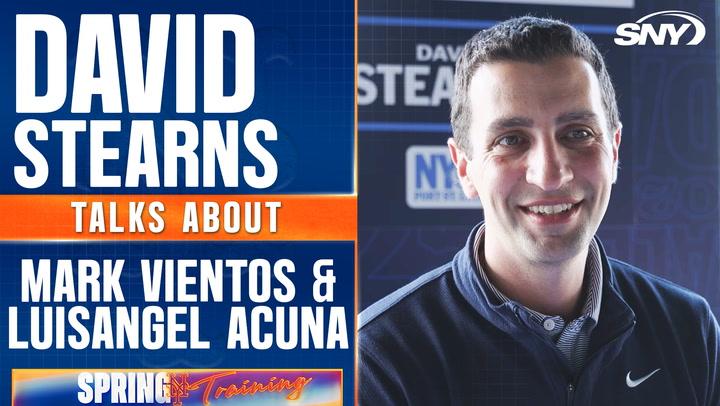 Mets president David Stearns opens up about Mark Vientos and Luisangel Acuna's potential