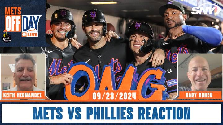 Keith Hernandez and Gary Cohen react to 'Inspiring' Mets' series victory over the Phillies