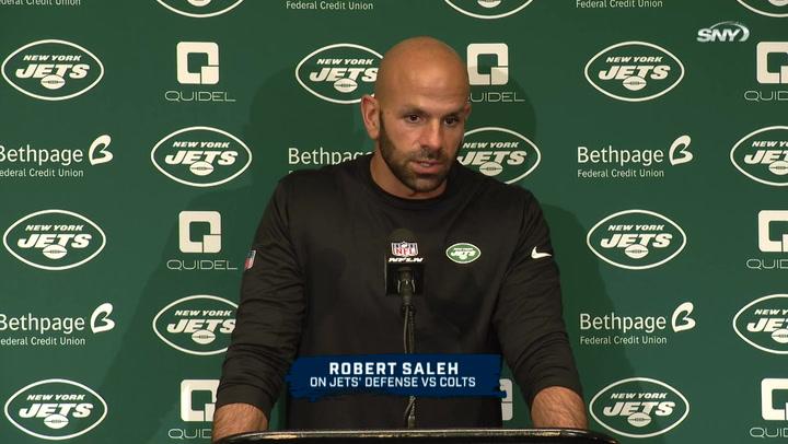 Jets vs Colts: Robert Saleh on defensive play, Marcus Maye injury | Jets Post Game